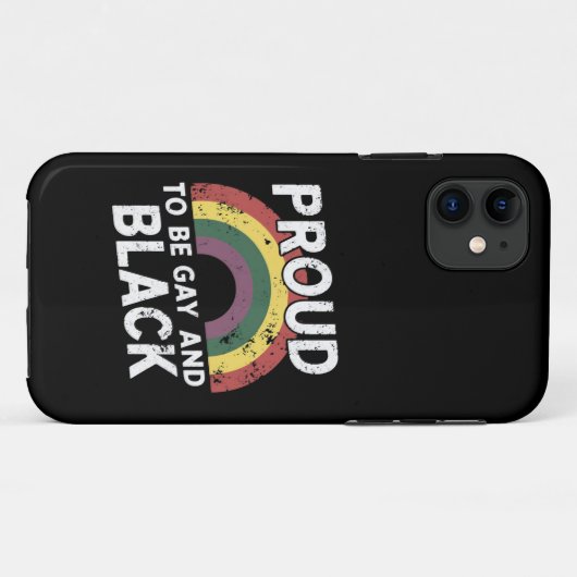 Trots op de Gay and Black Pride 2025 Case-Mate iPhone Case (Achterkant (horizontaal))