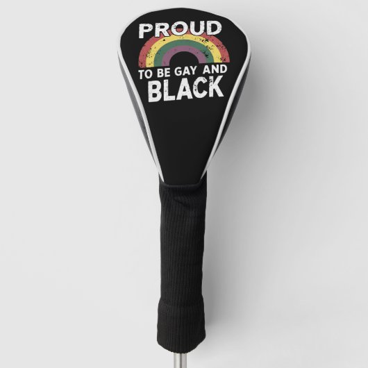 Trots op de Gay and Black Pride 2025 Golfheadcover (Voorkant)