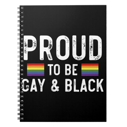 Trots op de Gay and Black Pride 2025 Notitieboek (Voorkant)