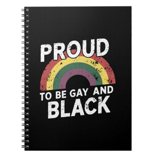 Trots op de Gay and Black Pride 2025 Notitieboek (Voorkant)