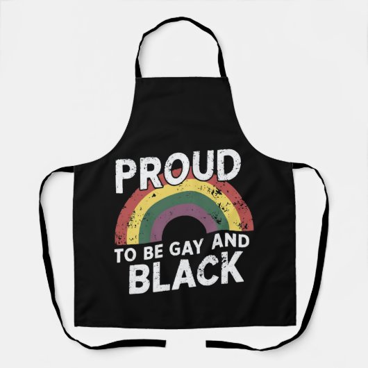Trots op de Gay and Black Pride 2025 Schort (Voorkant)
