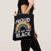 Trots op de Gay and Black Pride 2025 Tote Bag (Dichtbij)
