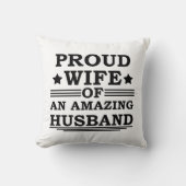 trots op echtgenote van een geweldige echtgenoot kussen (Voorkant)