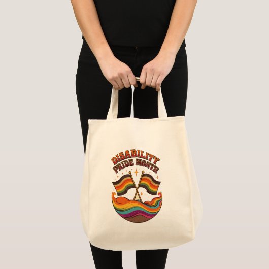 Trots op een beperking tote bag (Voorkant (product))