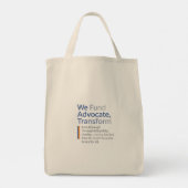 Trots op een beperking tote bag (Achterkant)