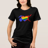 Trots op een beperking Tri-Blend shirt (Voorkant)