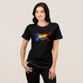 Trots op een beperking Tri-Blend shirt (Voorkant volledig)