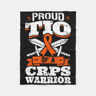 Trots op een CRPS Warrior RSD Awareness Ribbon R Fleece Deken