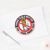 Trots op een vrij 10+ jaar ronde sticker (Envelop)