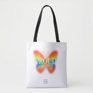 Trots op elke dag tote bag