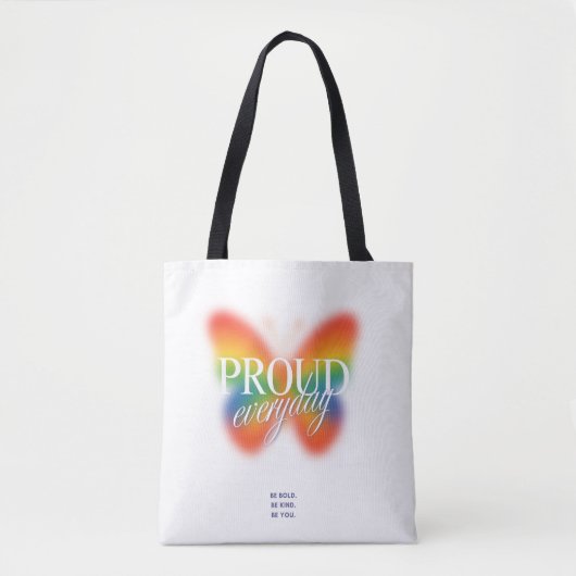 Trots op elke dag tote bag (Voorkant)