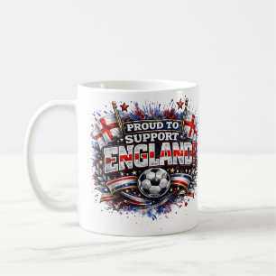 TROTS OP ENGELAND 2026 Voetbalsupporter Koffiemok