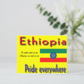 trots op ethiopië briefkaart (Staand voorkant)