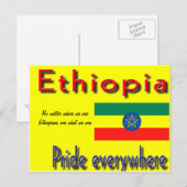 trots op ethiopië briefkaart (Voorkant / Achterkant)