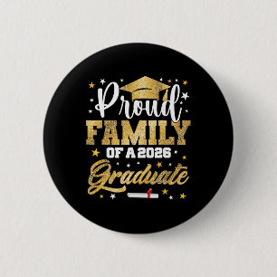 Trots op familie van afgestudeerde van 2026 Awesom Ronde Button 5,7 Cm