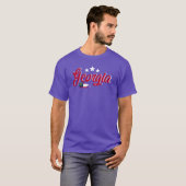 Trots op het behoren tot Georgië T-shirt (Voorkant volledig)