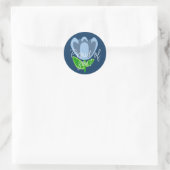Trots op je Blue Flower Stickers (Tas)