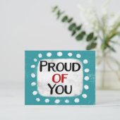 Trots op je Wenskaart Kaart (Staand voorkant)