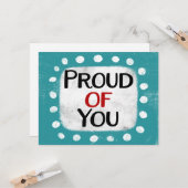 Trots op je Wenskaart Kaart (Voorkant / Achterkant in situ)