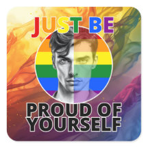 Trots op jezelf - Gay Pride Mannelijk Portret