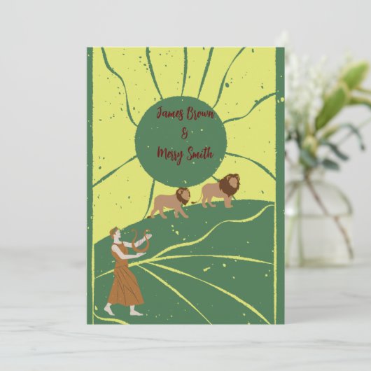 Trots op Liefde Bruiloft Kaart (Staand voorkant)