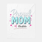 Trots op mama | Moederdag Fleece Deken (Voorkant)