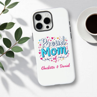 Trots op mama | Schattigee gepersonaliseerde Moede iPhone 16 Pro Max Hoesje