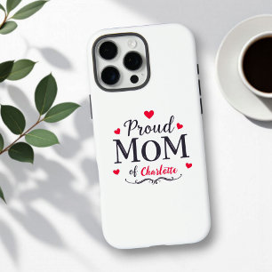 Trots op mama   Schattigee gepersonaliseerde Moede iPhone 16 Pro Max Hoesje