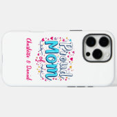 Trots op mama | Schattigee gepersonaliseerde Moede Case-Mate iPhone Case (Achterkant (horizontaal))