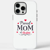 Trots op mama | Schattigee gepersonaliseerde Moede Case-Mate iPhone Case (Achterkant)