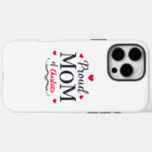 Trots op mama | Schattigee gepersonaliseerde Moede Case-Mate iPhone Case (Achterkant (horizontaal))