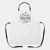 Trots op mama | Schattigee gepersonaliseerde Moede Schort (Voorkant)