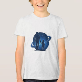 Trots op mij en papa, overal Tri-Blend shirt