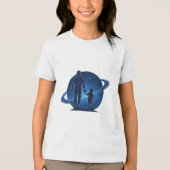 Trots op mij en papa, overal Tri-Blend shirt (Voorkant)