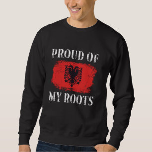 Trots op mijn Albanese roots Albanië vlag Trui