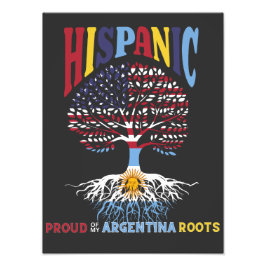 Trots op mijn Argentijnse roots Spaans erfgoed Mo Foto Afdruk