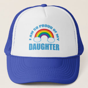 Trots op mijn dochter Rainbow Gay Pride Ouder Trucker Pet