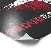 Trots op mijn Dominicaanse Republikeinse roots His Foto Afdruk (Hoek)