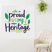 Trots op mijn erfgoed Groene stamblad