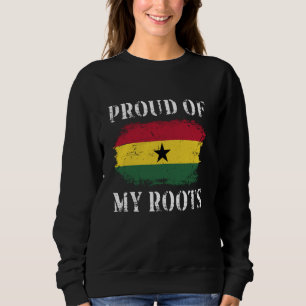 Trots op mijn Ghanese roots Ghanese vlag Trui