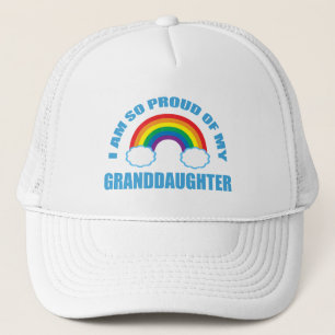 Trots op mijn kleindochter Rainbow Trucker Pet