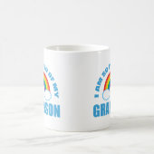 Trots op mijn kleinzoon Rainbow grootouders Koffiemok (Center)