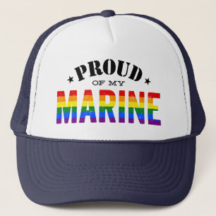 Trots op mijn regenboogvlag trucker pet