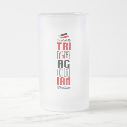 Trots op mijn Trinbagonian Heritage Frosted Mok (Center)