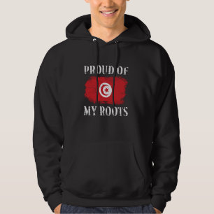 Trots op mijn Tunesische roots Tunesische vlag Tun Hoodie