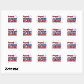Trots op mijn uitgezonden Soldaat Sticker (Vel)