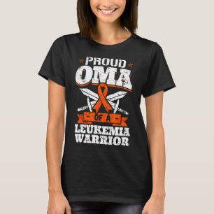 Trots op Oma van een leukemie strijder Oma Bewustz T-shirt