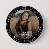 Trots op ons Afstuderen Custom Photo Afstuderen Ronde Button 7,6 Cm (Voorkant)
