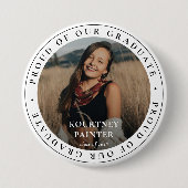 Trots op ons Afstuderen Custom Photo Afstuderen Ronde Button 7,6 Cm (Voorkant)