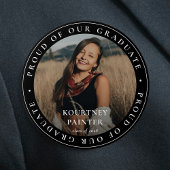 Trots op ons Afstuderen Custom Photo Afstuderen Ronde Button 7,6 Cm